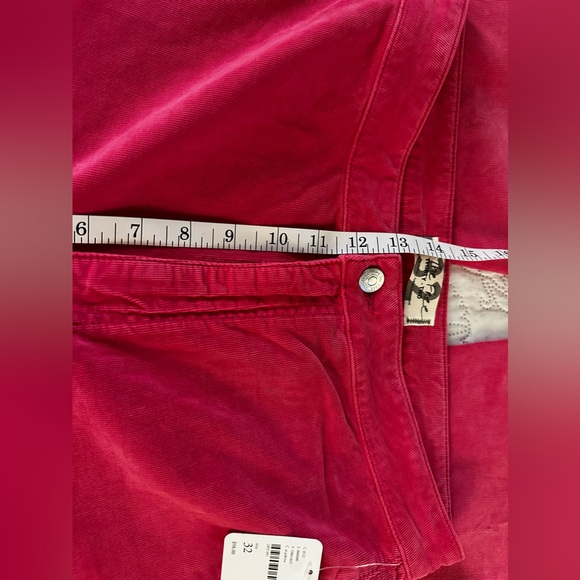 NWT Free People Just Float On Cord Flare in Fantasy Pink size 32 - Picture 7 of 8